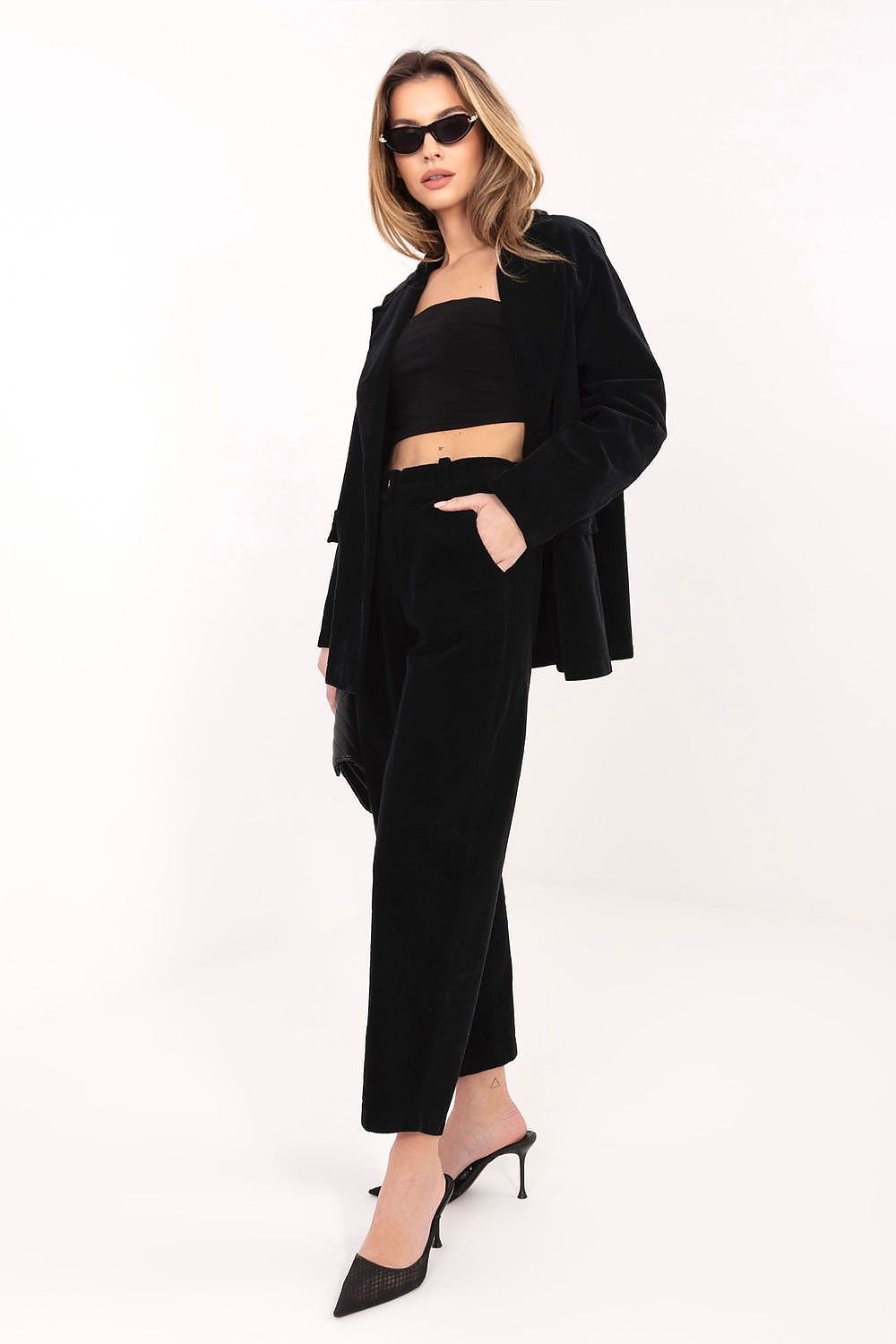  fløjlsbukser model 225001 Rue Paris 