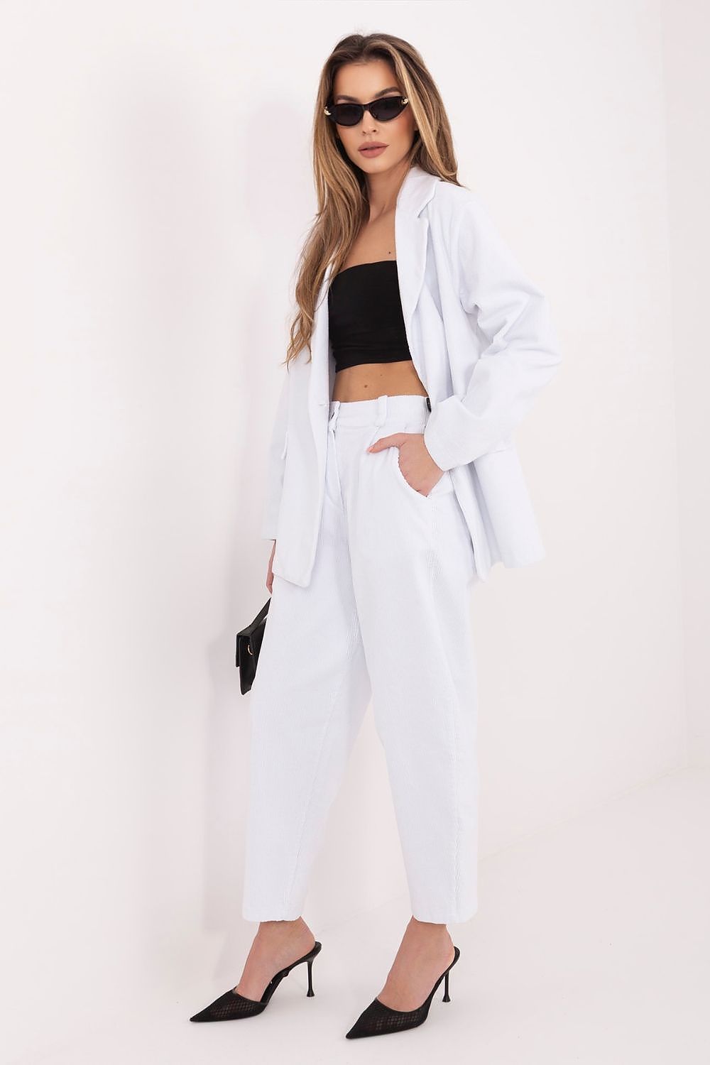  fløjlsbukser model 224997 Rue Paris 