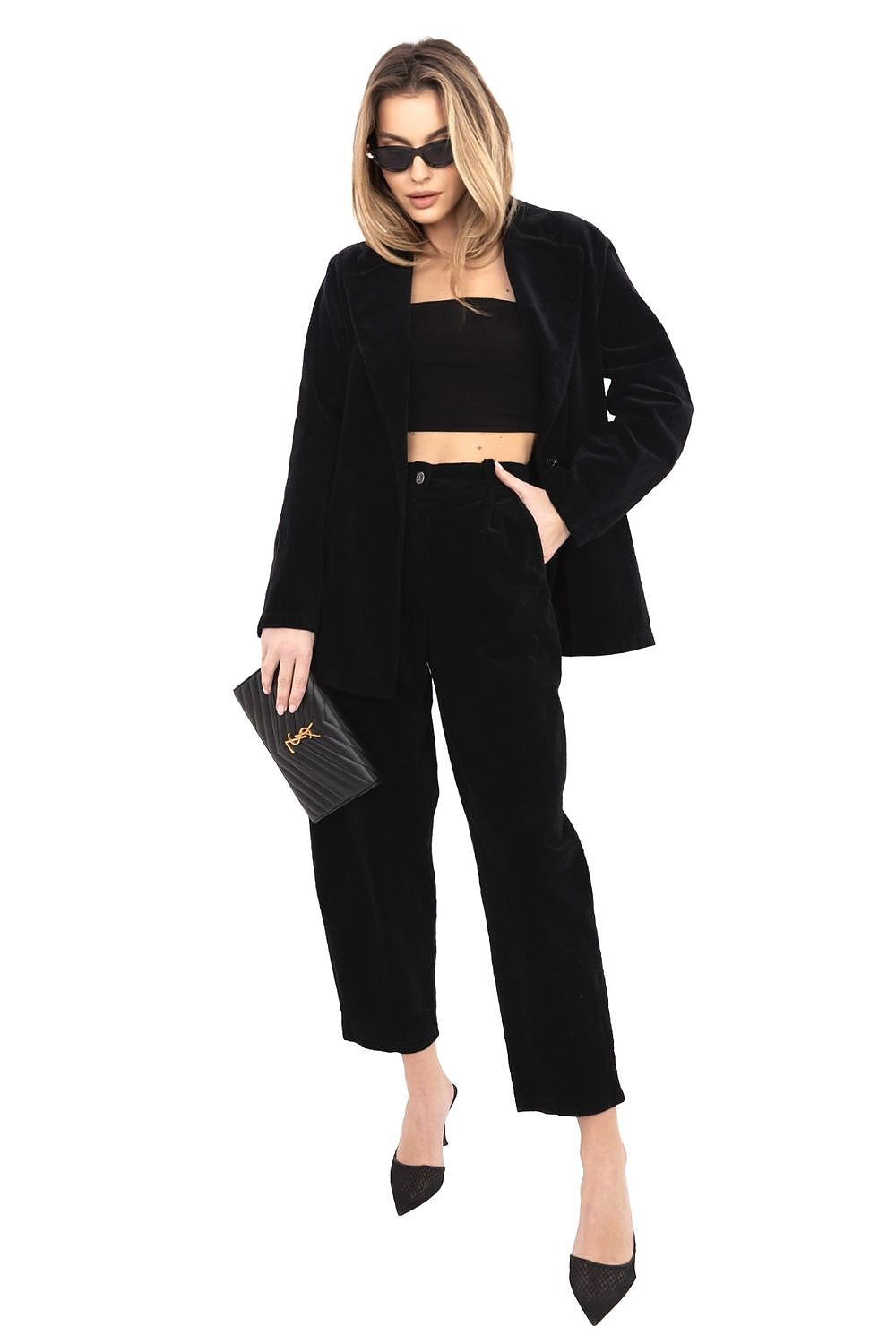  fløjlsbukser model 225001 Rue Paris 