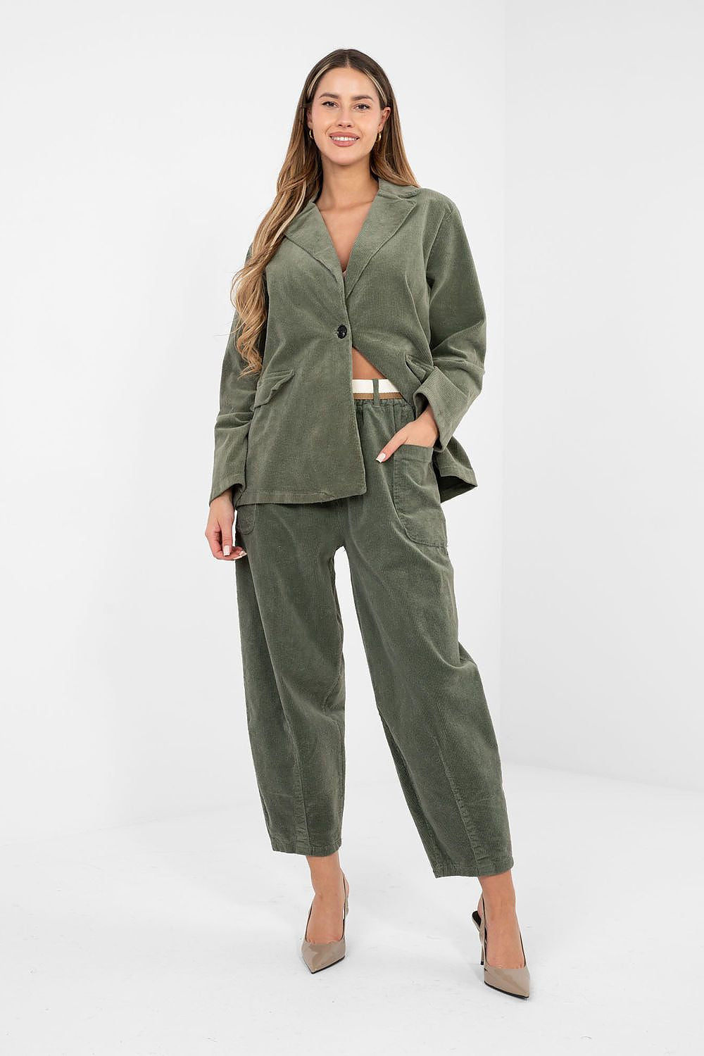  fløjlsbukser model 225094 Rue Paris 