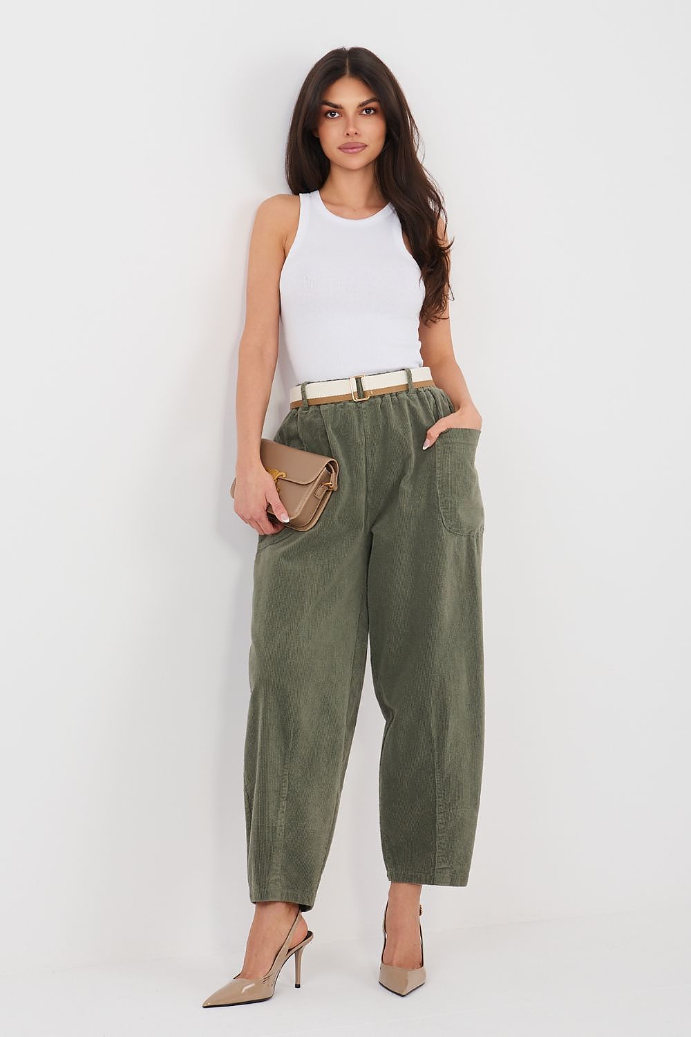  fløjlsbukser model 225094 Rue Paris 