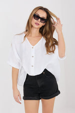  Kortærmet skjorte model 225512 Italy Moda 