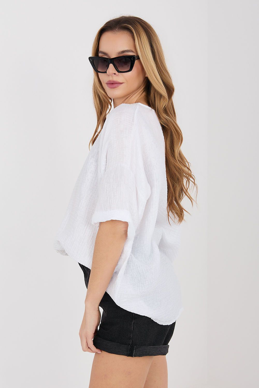  Kortærmet skjorte model 225512 Italy Moda 