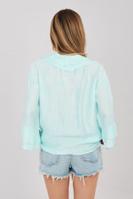  Langærmet skjorte model 225517 Italy Moda 
