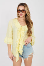  Langærmet skjorte model 225520 Italy Moda 