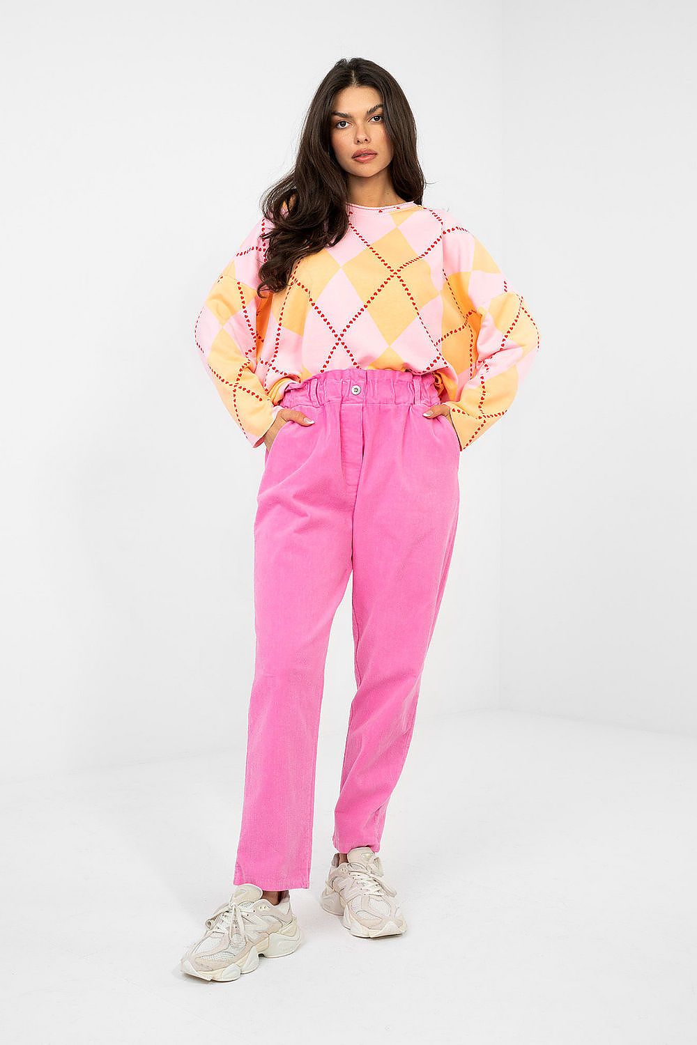  fløjlsbukser model 225522 Italy Moda 