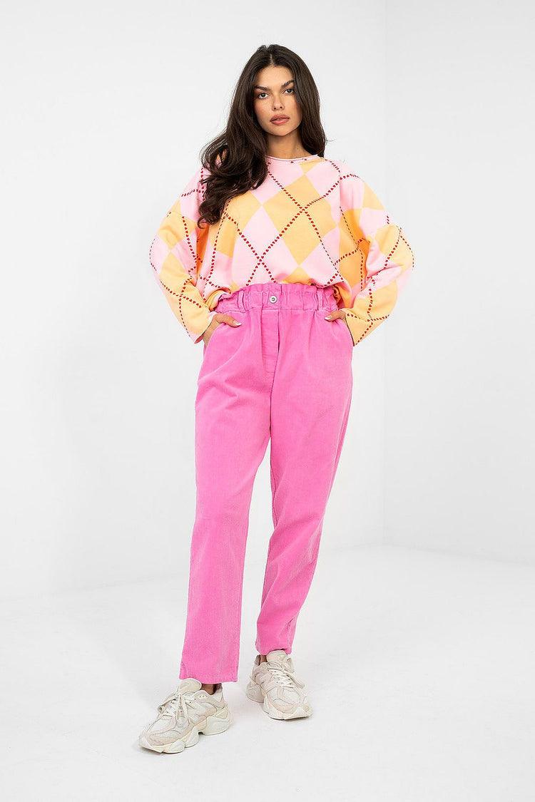  fløjlsbukser model 225522 Italy Moda 