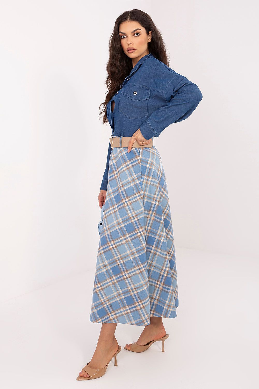  Lang nederdel model 226010 Italy Moda 