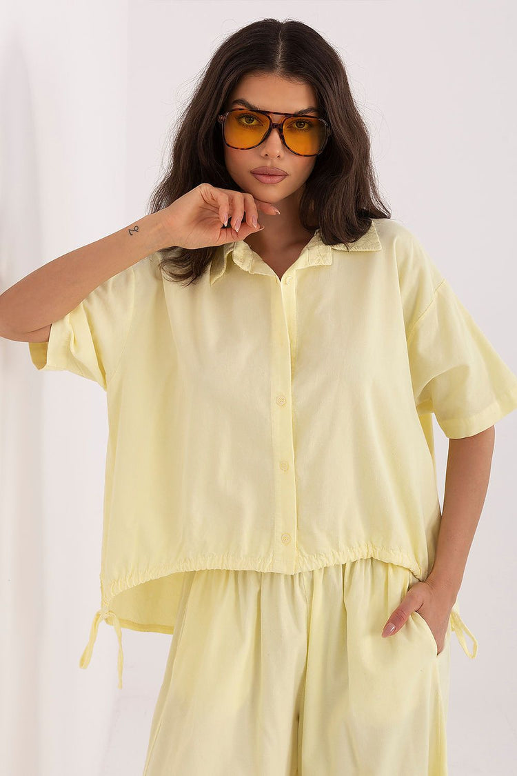  Kortærmet skjorte model 226015 Italy Moda 
