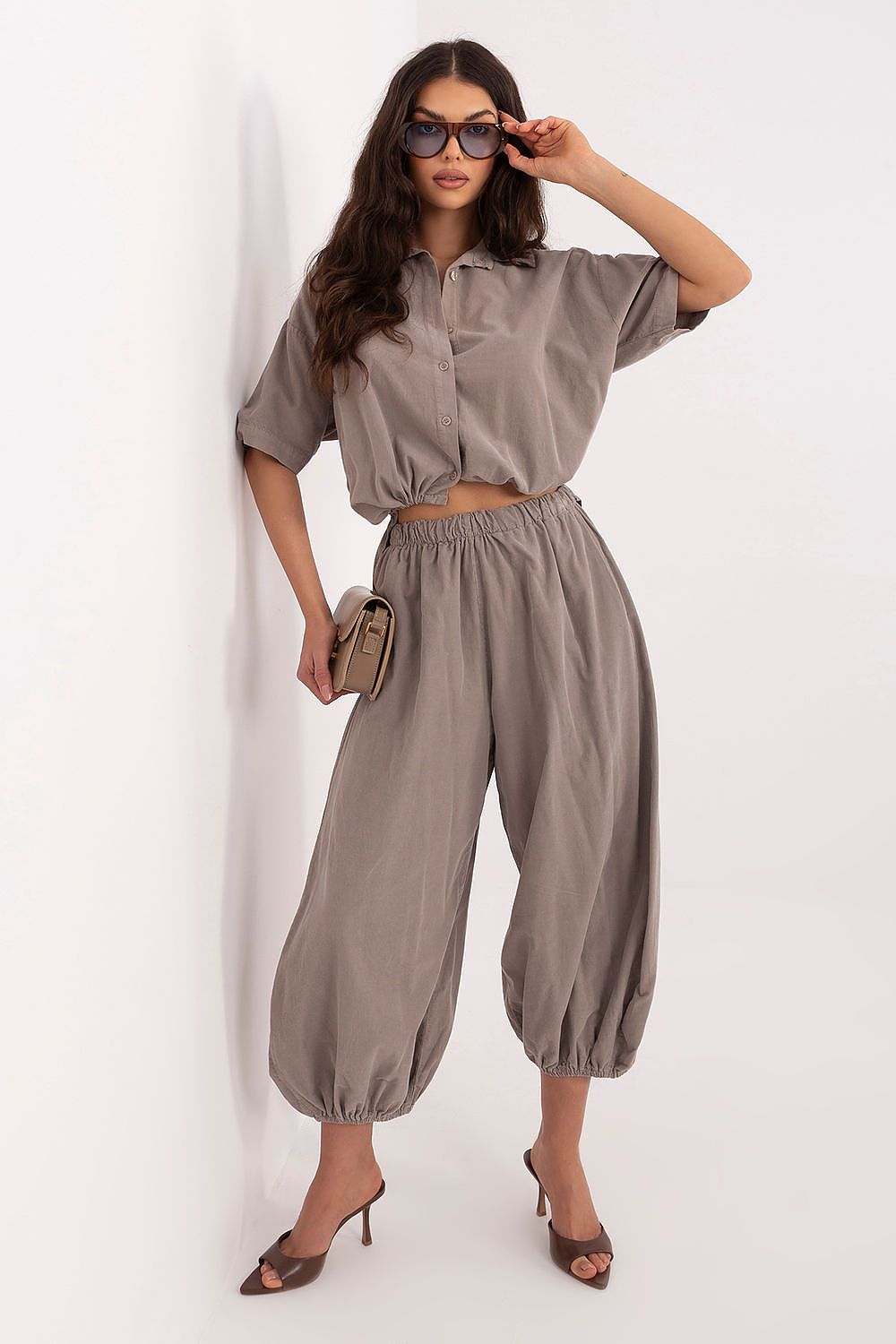  Kortærmet skjorte model 226016 Italy Moda 