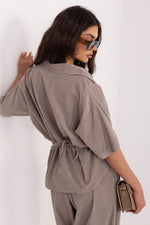  Kortærmet skjorte model 226016 Italy Moda 
