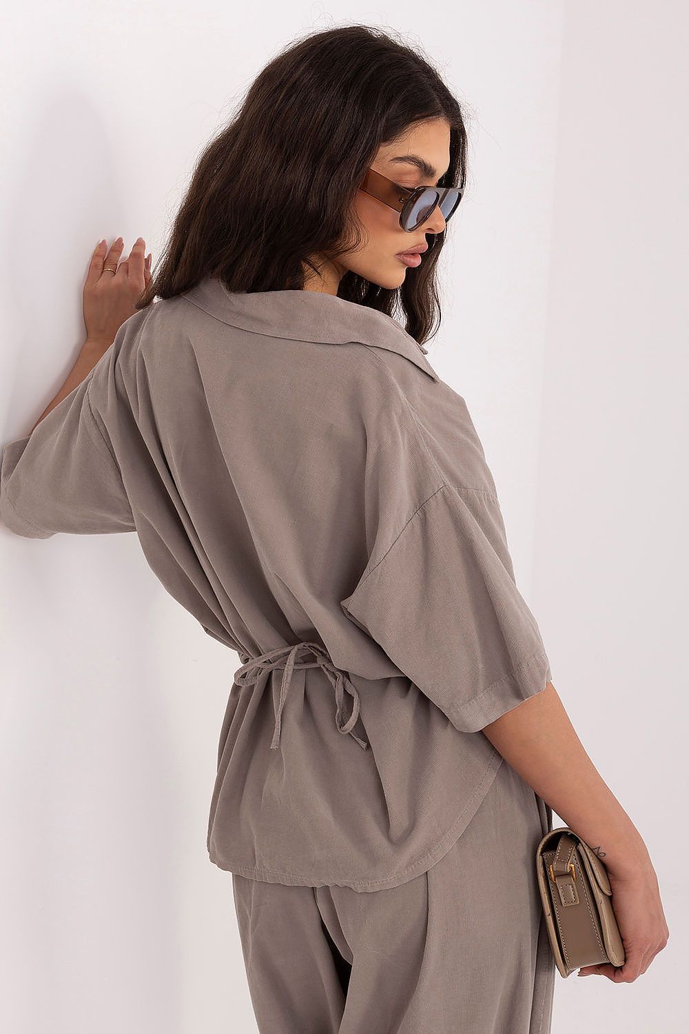  Kortærmet skjorte model 226016 Italy Moda 