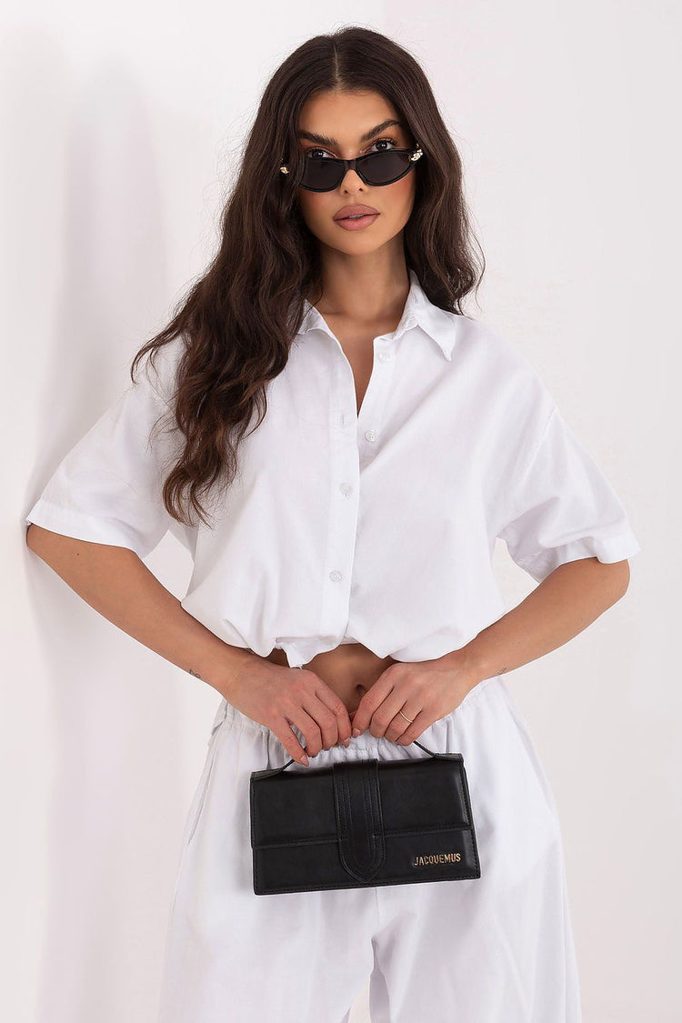  Kortærmet skjorte model 226021 Italy Moda 