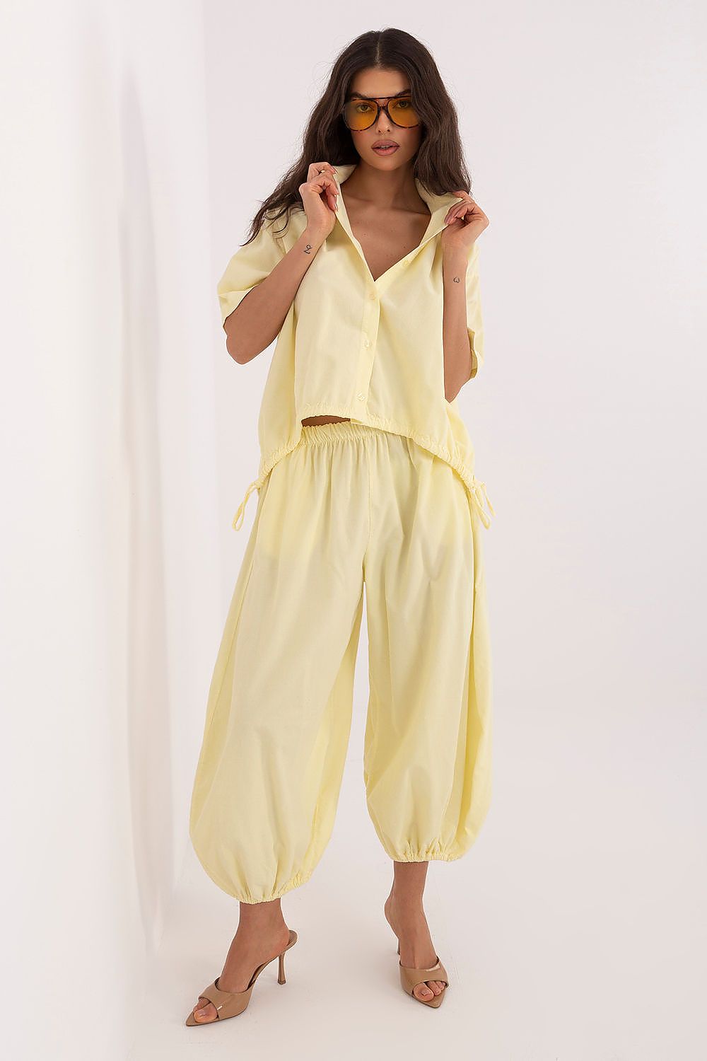  fløjlsbukser model 226226 Italy Moda 