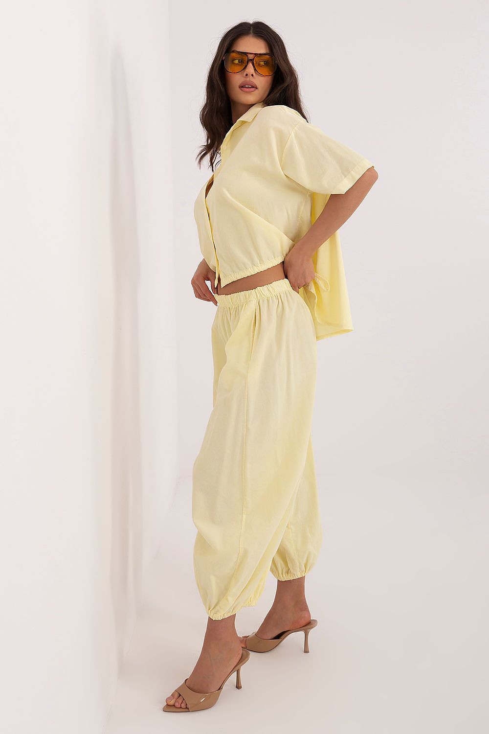 fløjlsbukser model 226226 Italy Moda 