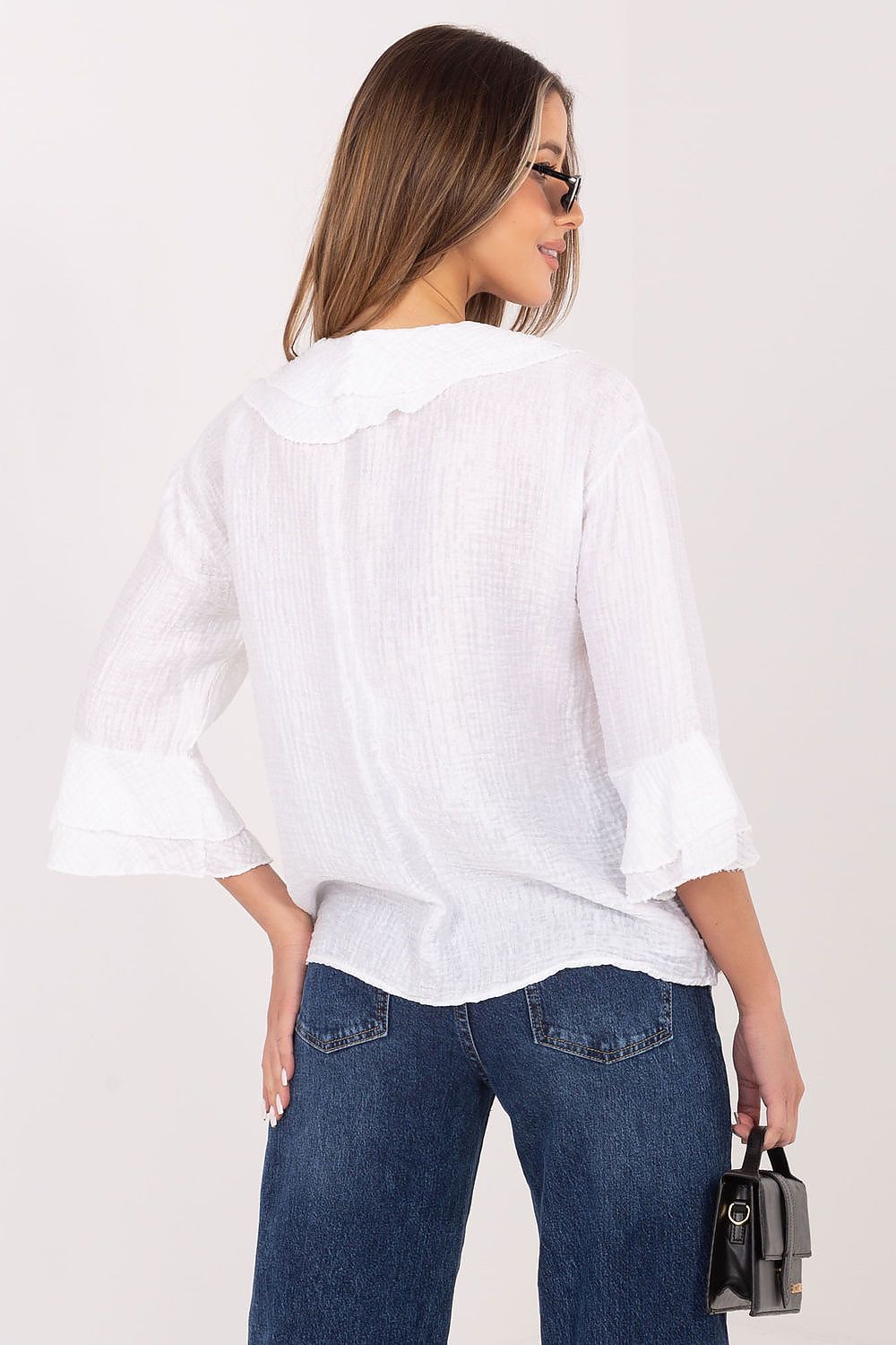  Langærmet skjorte model 226240 Italy Moda 