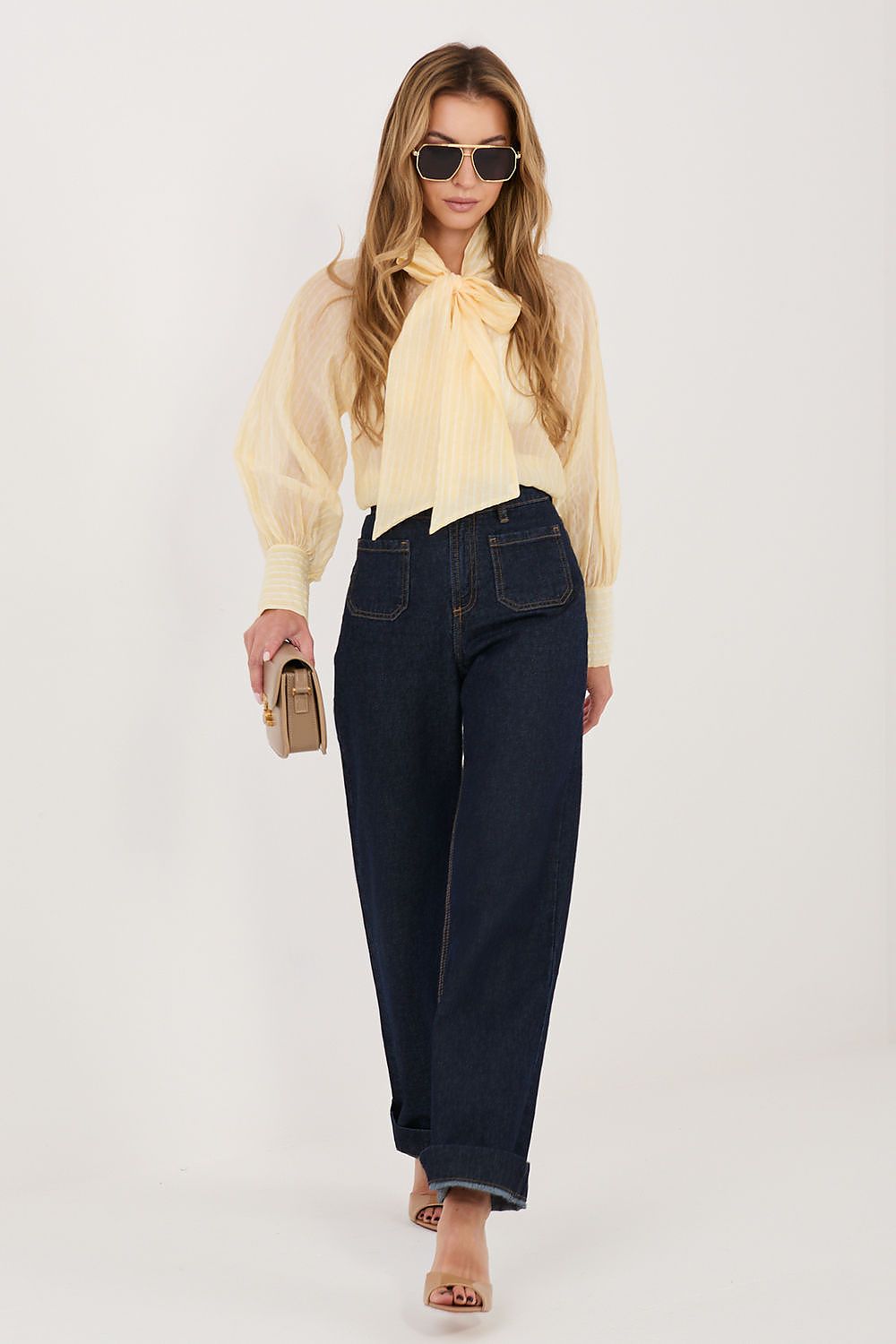  Langærmet skjorte model 226439 Italy Moda 