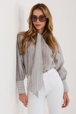  Langærmet skjorte model 226442 Italy Moda 
