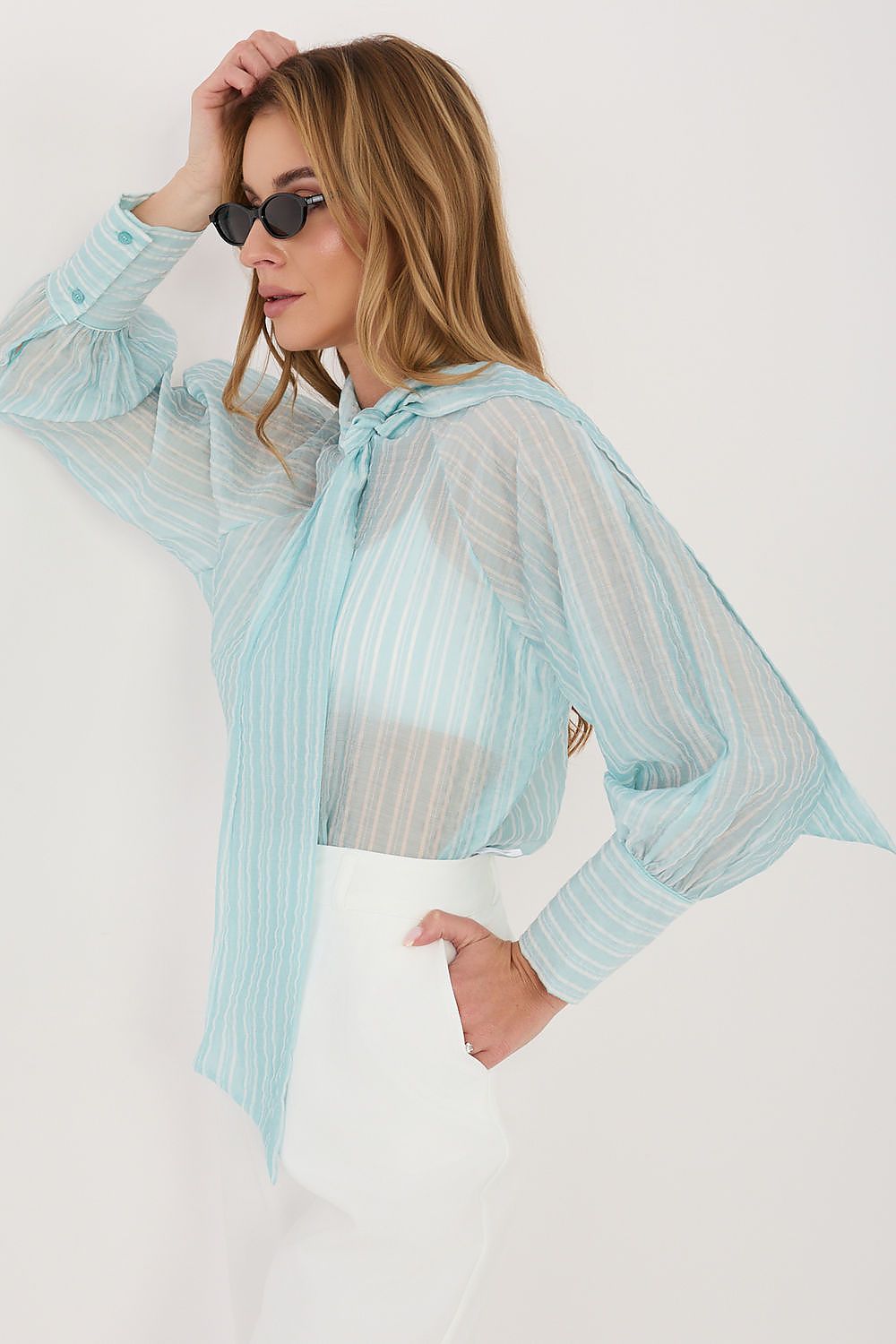  Langærmet skjorte model 226443 Italy Moda 
