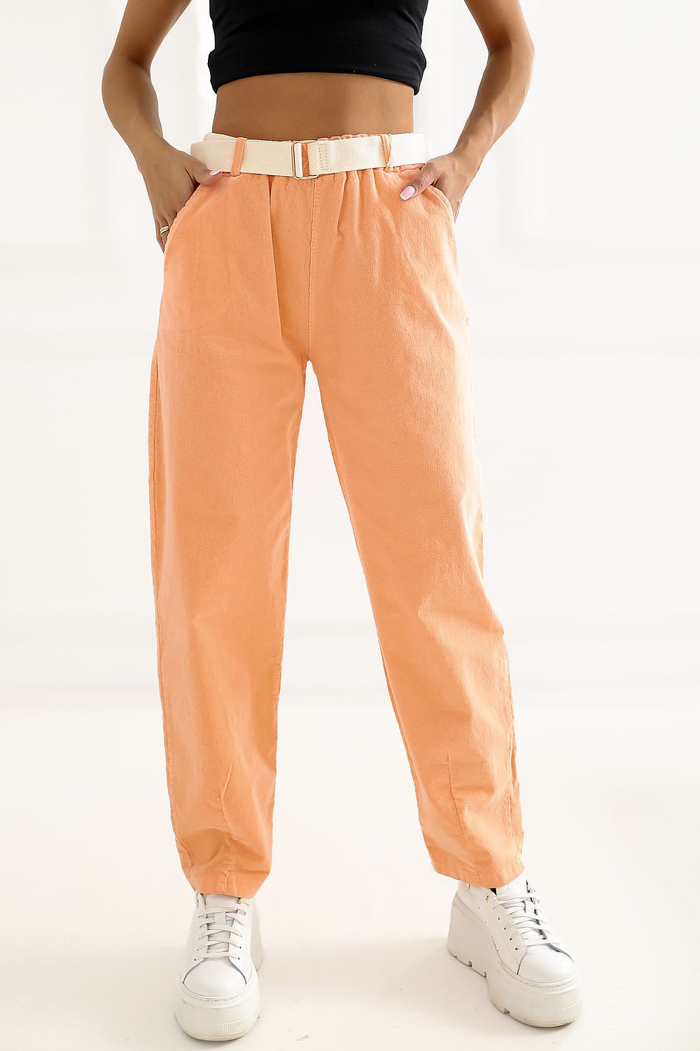  fløjlsbukser model 226458 Italy Moda 