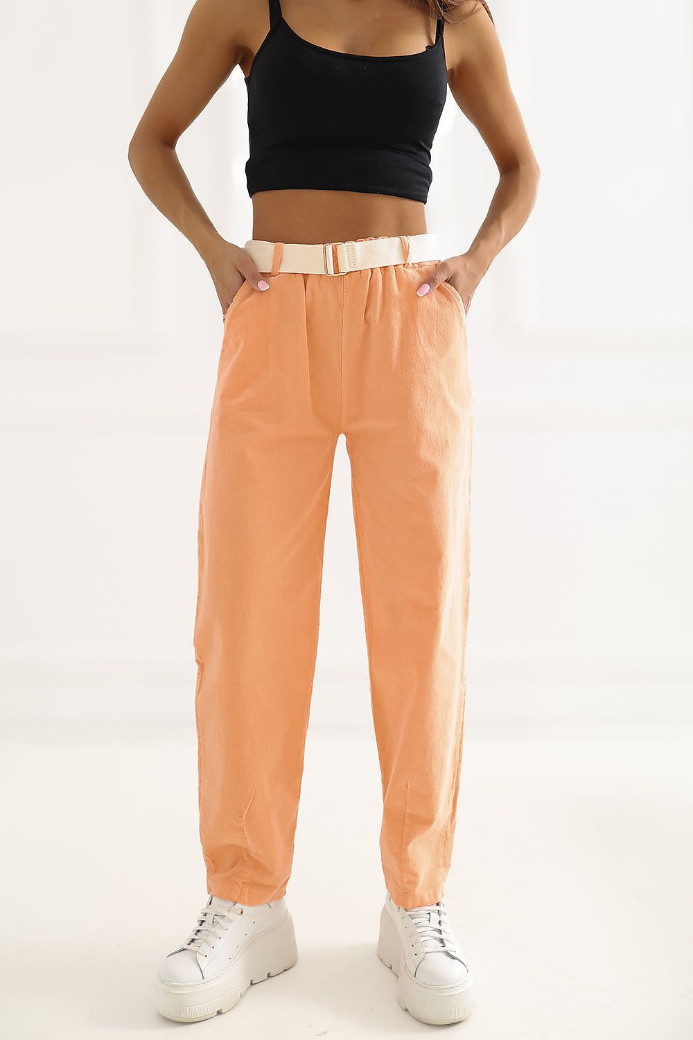  fløjlsbukser model 226458 Italy Moda 
