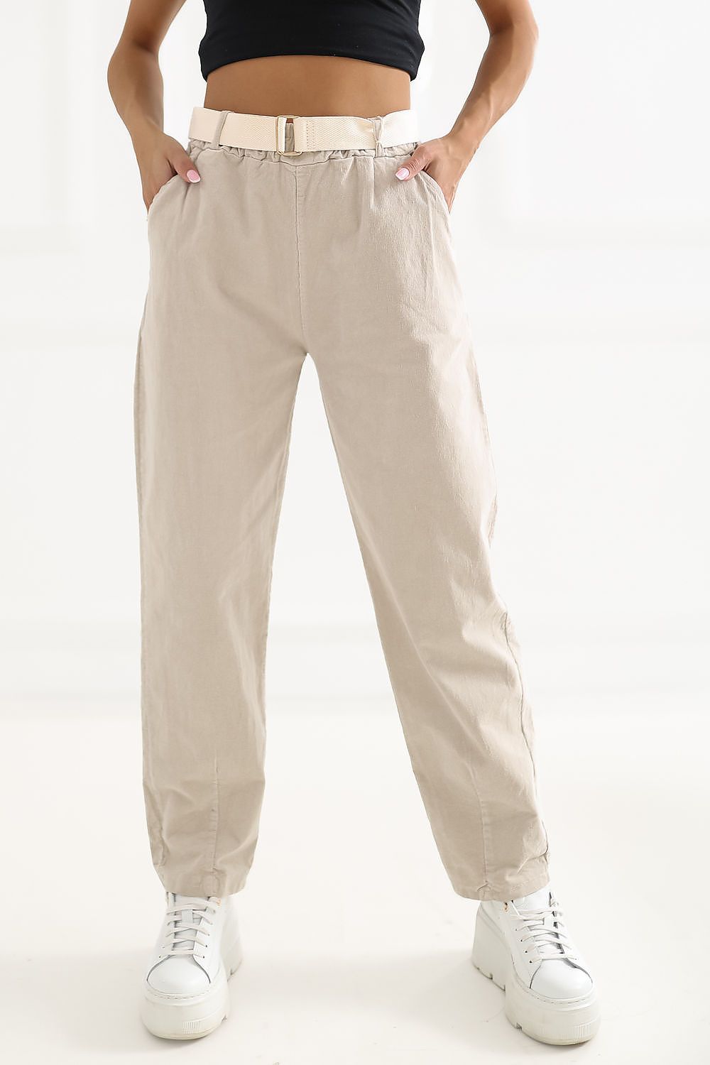  fløjlsbukser model 226459 Italy Moda 