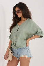  Kortærmet skjorte model 226470 Italy Moda 
