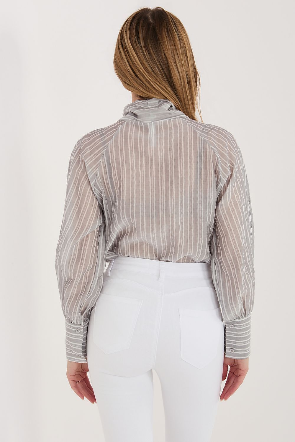  Langærmet skjorte model 226442 Italy Moda 
