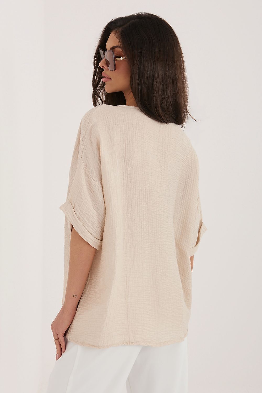  Kortærmet skjorte model 226471 Italy Moda 