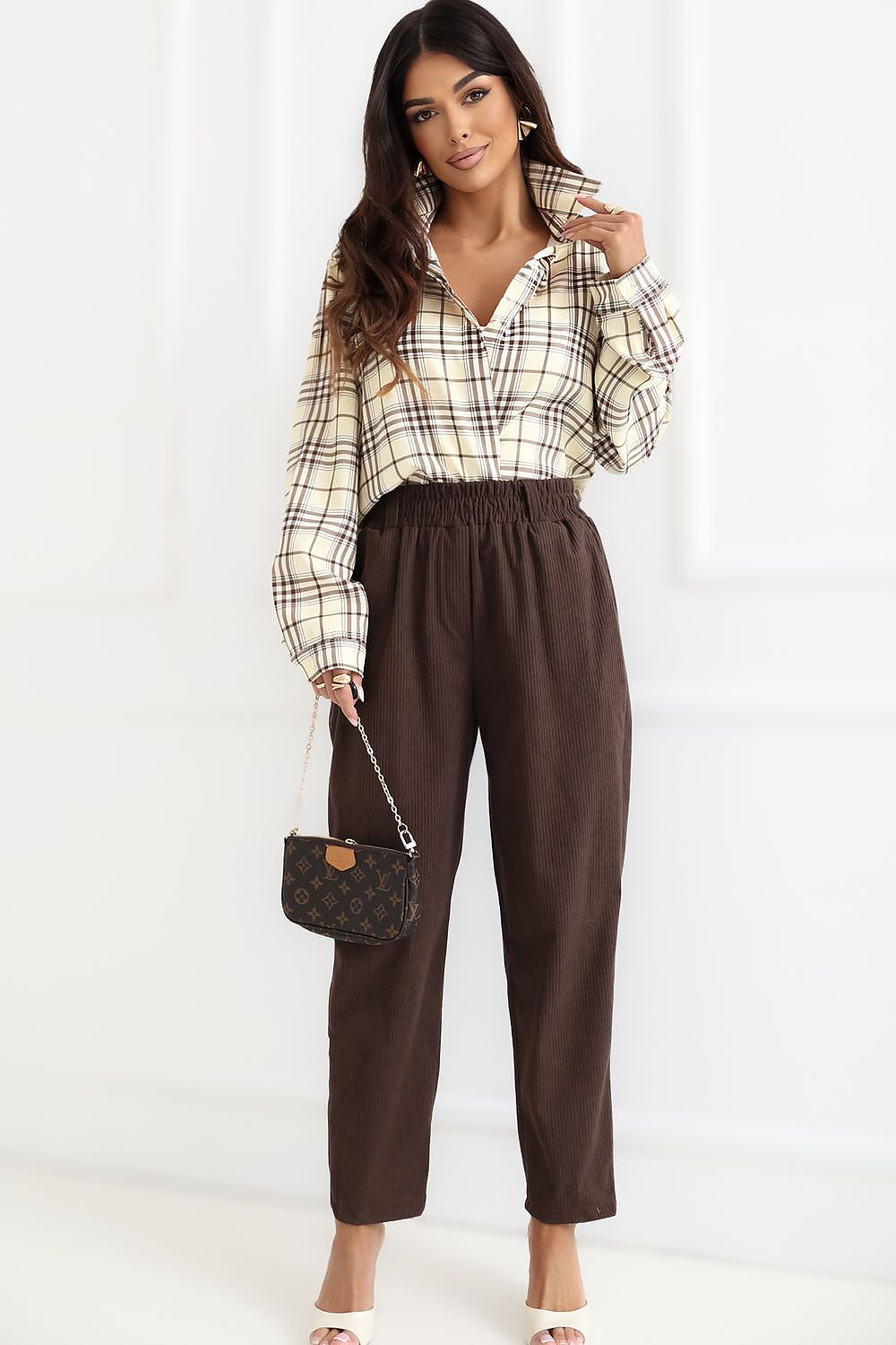  fløjlsbukser model 226966 Rue Paris 