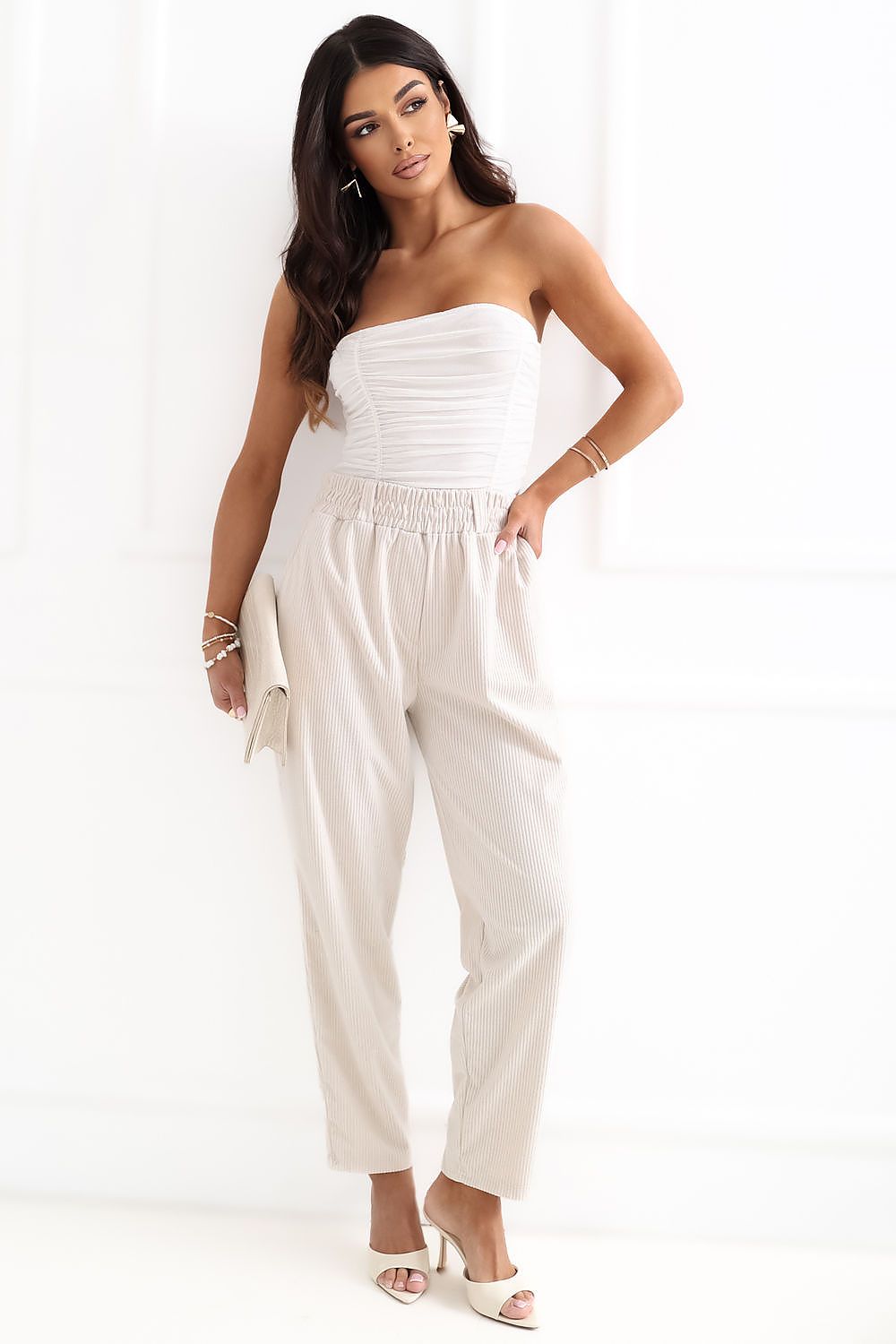  fløjlsbukser model 226967 Rue Paris 