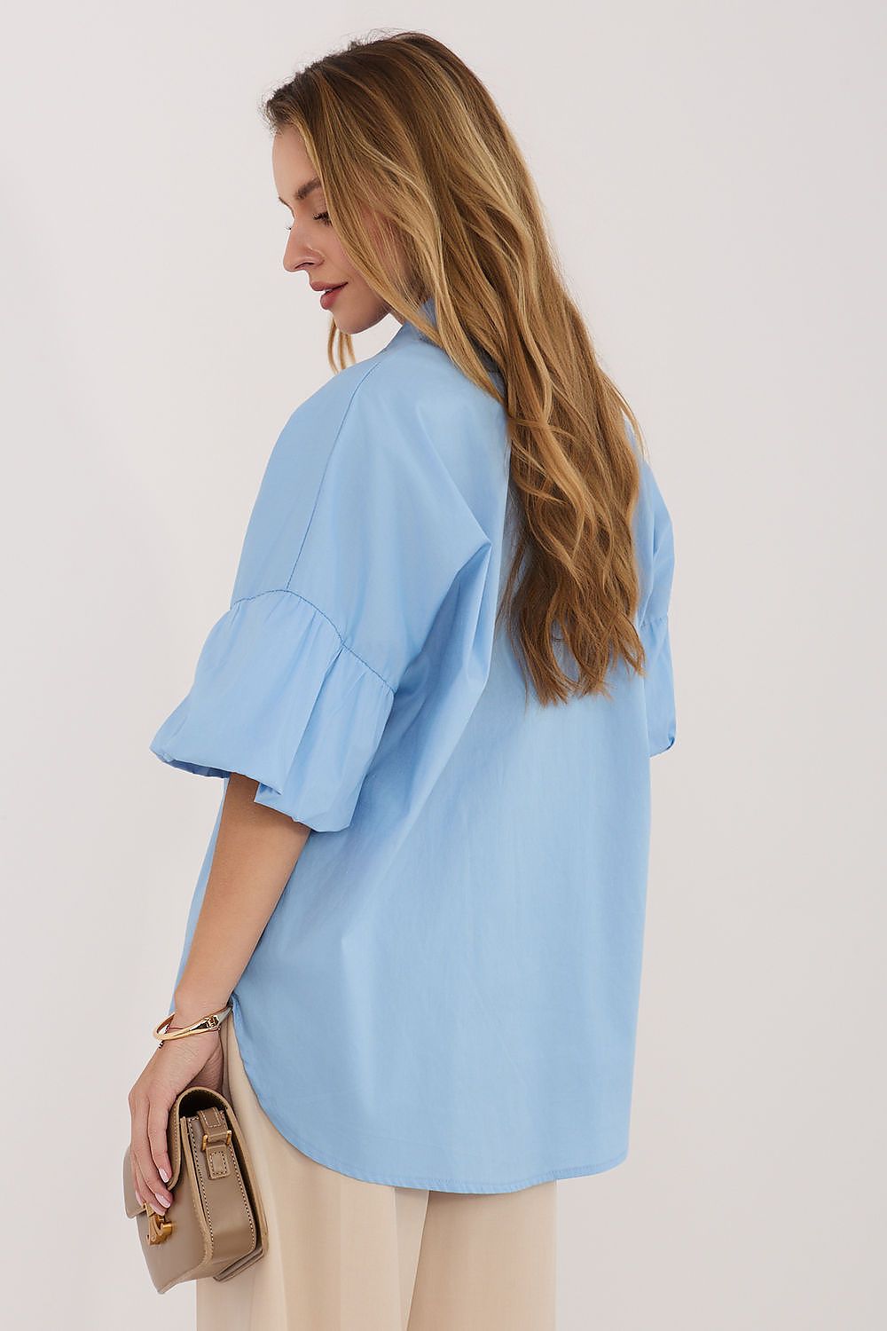  Langærmet skjorte model 227874 Italy Moda 