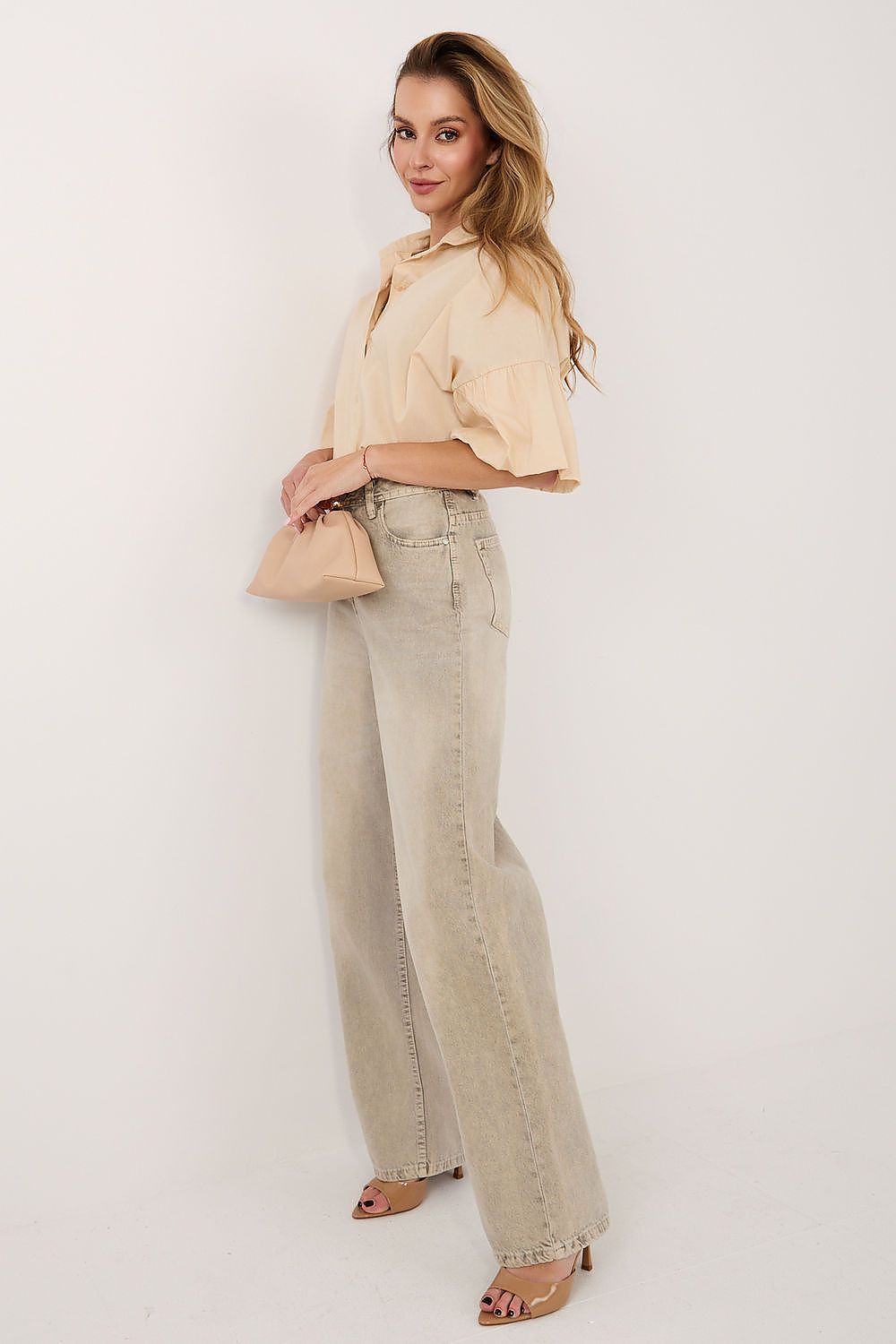  Langærmet skjorte model 227875 Italy Moda 