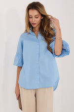  Langærmet skjorte model 227874 Italy Moda 