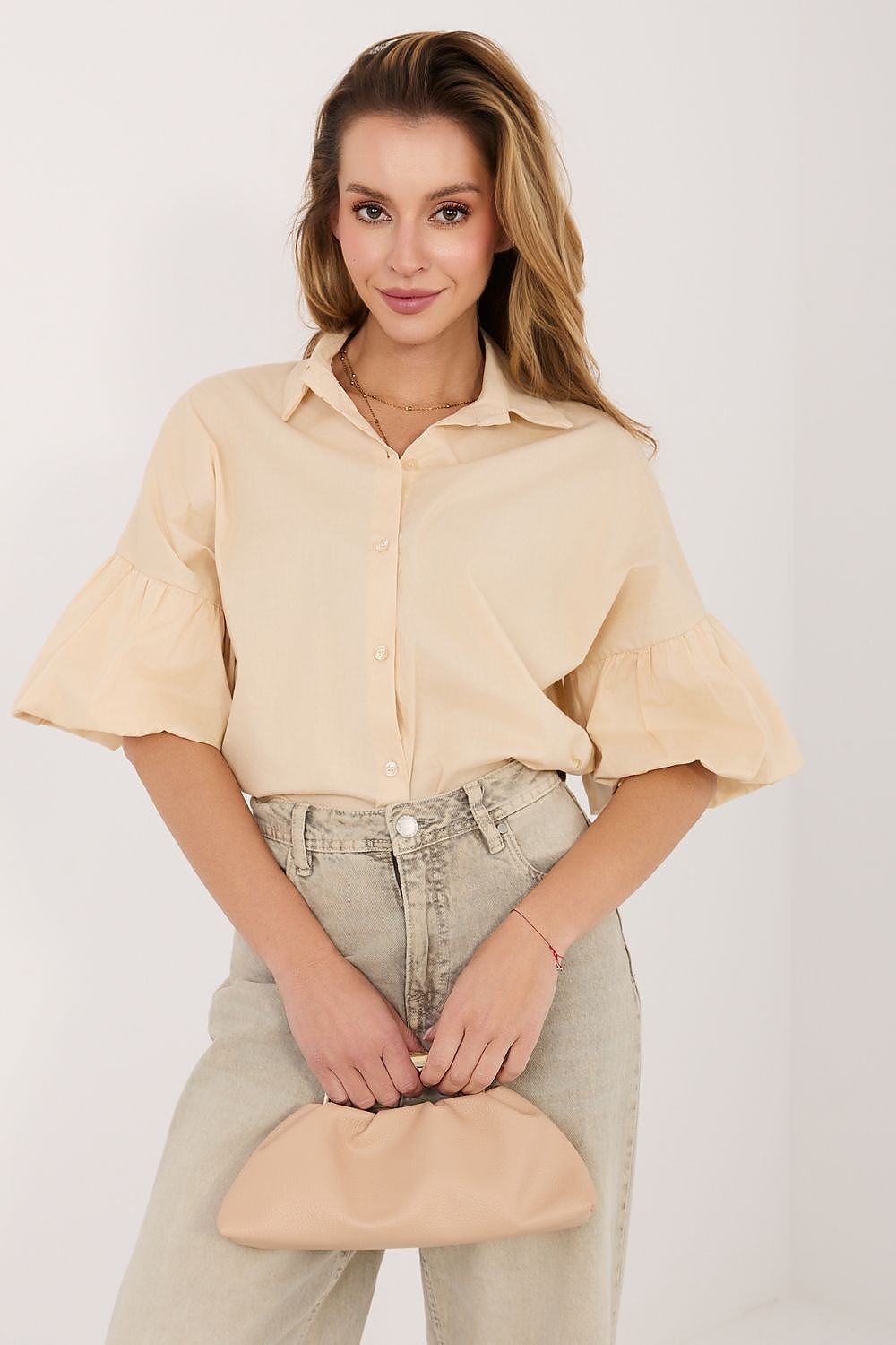  Langærmet skjorte model 227875 Italy Moda 