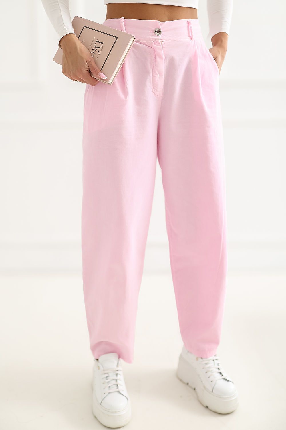  fløjlsbukser model 228360 Rue Paris 