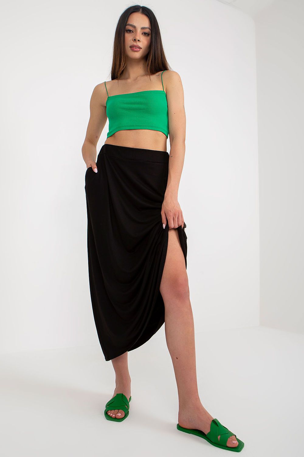  Lang nederdel model 180212 Rue Paris 