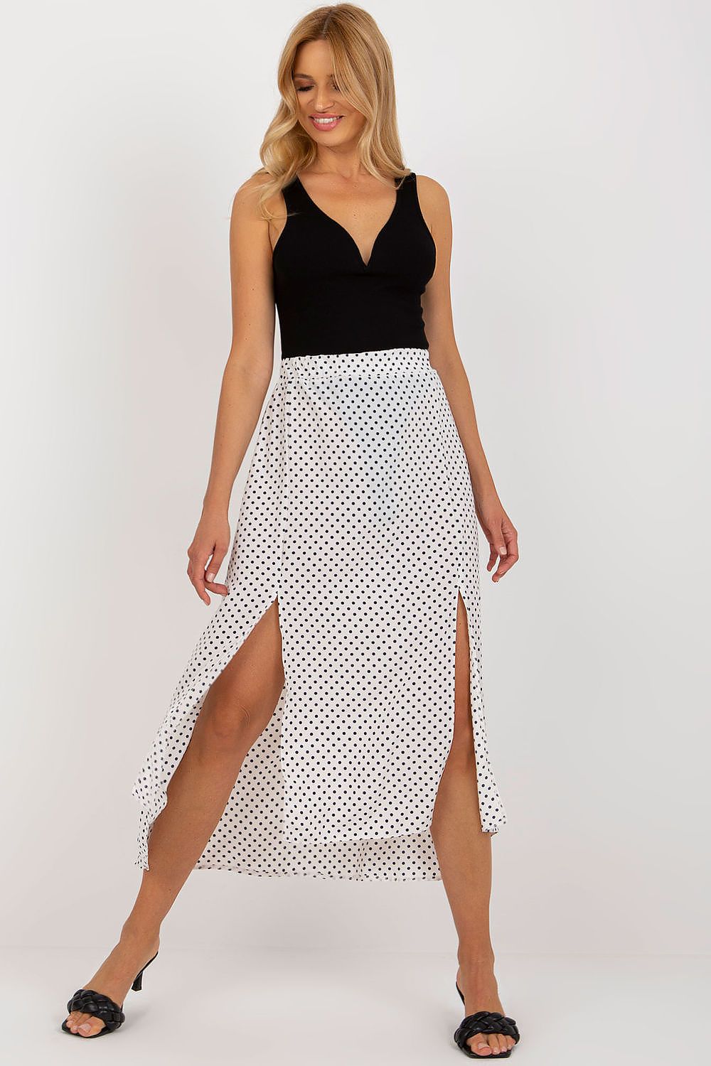  Lang nederdel model 181361 Rue Paris 